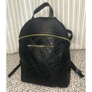 NWT Steve Madden Black and Gold Backpack
